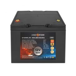 Аккумулятор LP LiFePO4 12V - 80 Ah (BMS 50A/25А) пластик