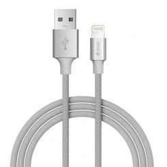Кабель Devia Pheez USB 2.0 to Lightning 2.1A 1M Серый