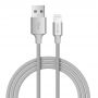 Кабель Devia Pheez USB 2.0 to Lightning 2.1A 1M Серый