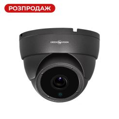 Антивандальная IP камера GreenVision GV-158-IP-M-DOS50-30H POE 5MP Dark Grey (Ultra)