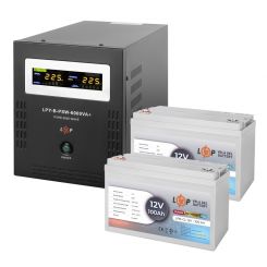 Комплект резервного живлення LP (LogicPower) ДБЖ + гелева батарея (UPS B6000 + АКБ GL 4800W)