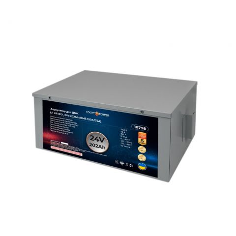Акумулятор LP LiFePO4 для ДБЖ LP LiFePO4 24V (25,6V) - 202 Ah (5171Wh) (BMS 150A/75А)