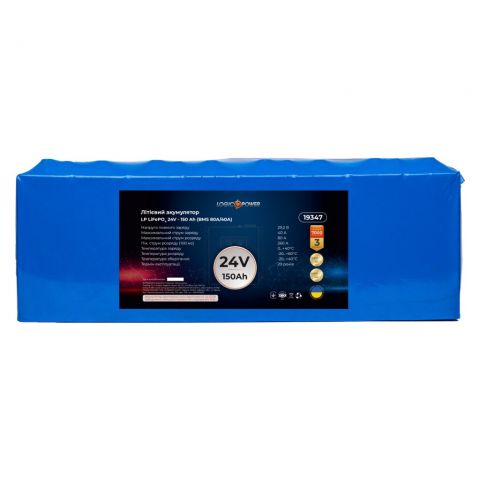 Аккумулятор LP LiFePO4 для ИБП 24V - 150 Ah (BMS 80A/40А)