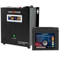 Комплект резервного питания LP (LogicPower) ИБП + литиевая (LiFePO4) батарея (UPS W800 + АКБ LiFePO4 750W)