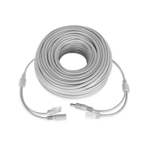 Патчкорд комбинированный по витой паре GreenVision GV-RJ-45+DC-30M