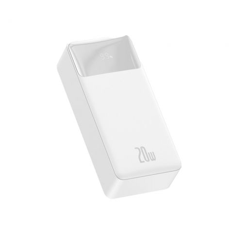 Внешний аккумулятор Baseus Bipow Digital Display QC 20W 30000mAh Белый PPDML-N02