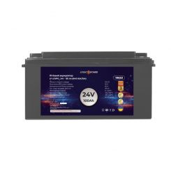 Акумулятор LP LiFePO4 24V - 100 Ah (BMS 60A/30А) пластик