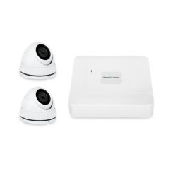 Комплект видеонаблюдения уличный на 2 антивандальные камеры GV-K-W63/02 2MP (Lite)