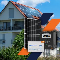 Сонячна електростанція (СЕС) 1.5kW АКБ 2.4kWh (мультигель) 100 Ah Стандарт