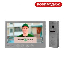 Комплект видеодомофона GreenVision GV-002-GV-058+GV-005