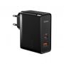 Сетевое зарядное устройство Baseus GaN5 Pro 2 порта, USB + Type-C 100W Черный (CCGP090201)