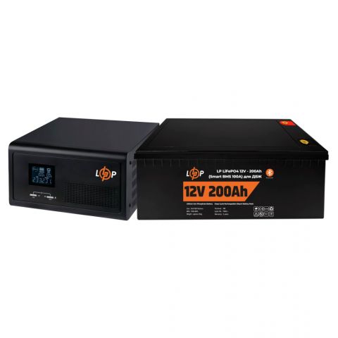 Комплект резервного питания LP (LogicPower) ИБП + литиевая (LiFePO4) батарея (UPS 430VA + АКБ LiFePO4 2560W)