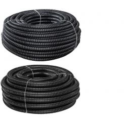 Металлорукав изолированный 15мм оцинкованный с протяжкой (бухта 50м) PRO-UEA