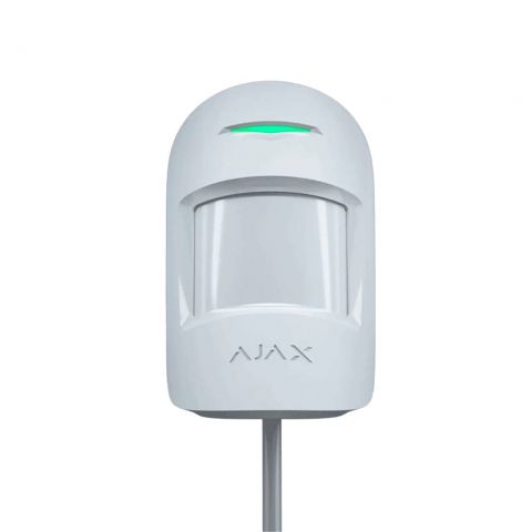 Проводной датчик движения для помещений AJAX MotionProtect Fibra (white)