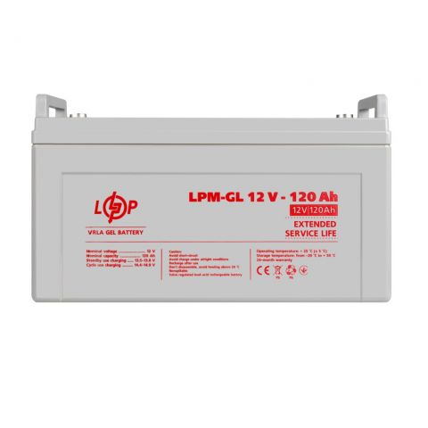 УЦ Аккумулятор гелевый LPM-GL 12V - 120 Ah