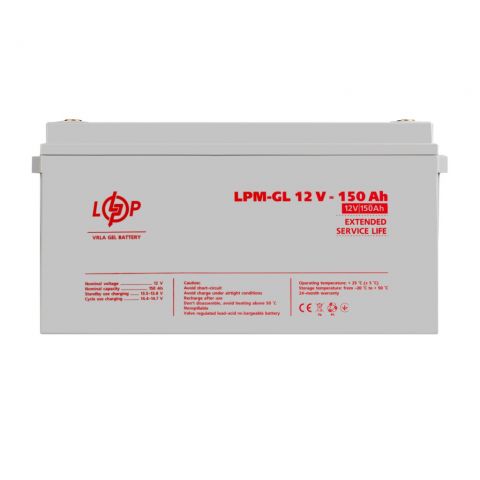 УЦ Аккумулятор гелевый LPM-GL 12V - 150 Ah