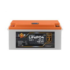 Акумулятор LP LiFePO4 12,8V - 120 Ah (1536Wh) (BMS 80A/40А) пластик LCD