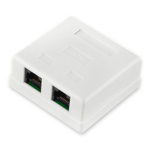 Розетка RJ-45 2-порта кат.5е UTP LP-114