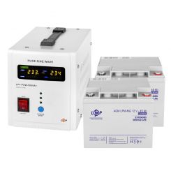 Комплект резервного питания LogicPower 500 + мультигелевая батарея 1080 Ватт (UPS 500+ АКБ MG 1080W)