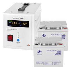 Комплект резервного питания LogicPower 800 + мультигелевая батарея 1080 Ватт (UPS 800+ АКБ MG 1080W)