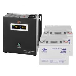 Комплект резервного питания LP LogicPower W500 + мультигелевая батарея 1080 Ватт (UPS W500+ АКБ MG 1080W)