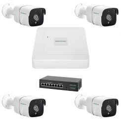 Комплект видеонаблюдения на 4 камеры GV-IP-K-W75/04 5MP