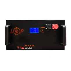 Аккумулятор LP LiFePO4 51,2V - 100 Ah (5120Wh) (Smart BMS 150A/100А) с LCD металл Smart RM