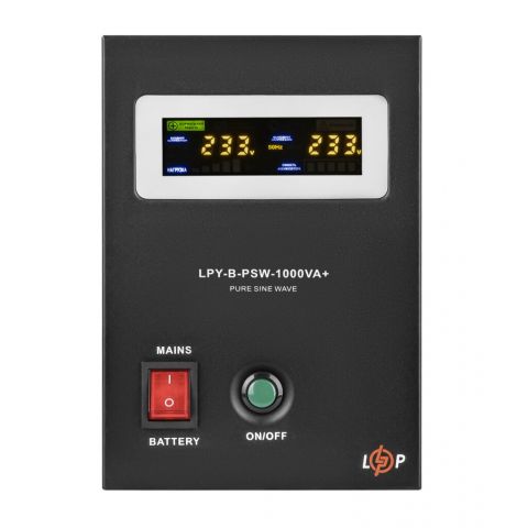 У/Ц ИБП LogicPower LPY-B-PSW-1000VA+ (700Вт) 10A/20A с правильной синусоидой 12V