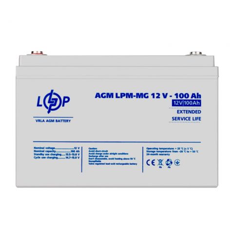 У/Ц Аккумулятор мультигелевый AGM LPM-MG 12V - 100 Ah