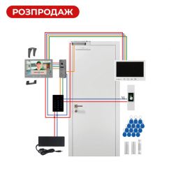 Комплект домофона с WiFi контроллером и двумя мониторами GV-512