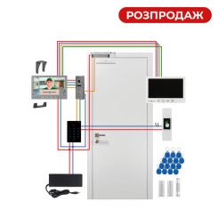 Комплект домофона с WiFi контроллером и двумя мониторами GV-512