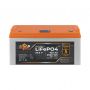 Акумулятор LP LiFePO4 25,6V - 100 Ah (2560Wh) (BMS 80A/80А) пластик LCD Smart BT