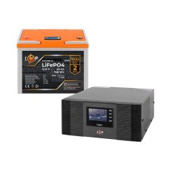 Комплект резервного питания LogicPower B1500 + литиевая (LiFePO4) батарея 768Wh