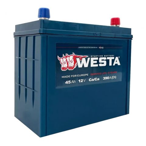 Акумулятор Westa PREMIUM VOLTMAN 6СТ-45 А + зліва