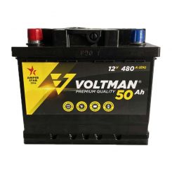 Аккумулятор Westa PREMIUM VOLTMAN 6СТ-50 А + слева