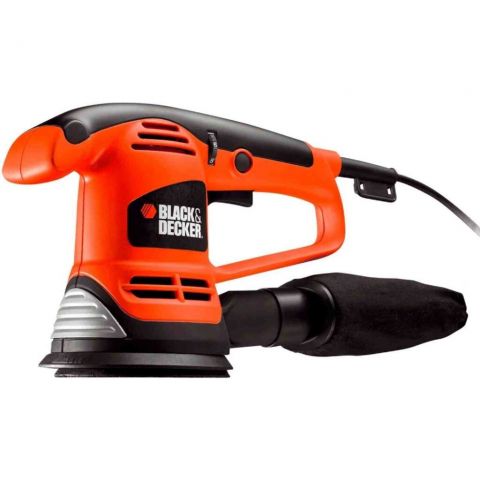 Шлифмашина эксцентриковая сетевая BLACK+DECKER KA191EK