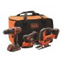 Набор из трёх инструментов BLACK+DECKER BCK31S1S