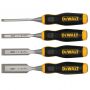 Набор из четырех стамесок DeWALT DWHT0-16063