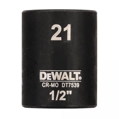 Головка торцевая ударная короткая IMPACT DeWALT DT7539