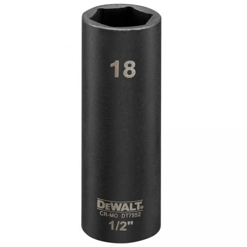 Головка торцевая ударная длинная IMPACT DeWALT DT7552