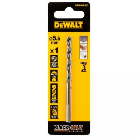 Сверло по металлу EXTREME Black & Gold DeWALT DT20521