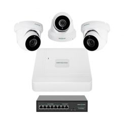 Комплект видеонаблюдения на 3 камеры GV-IP-K-W81/03 5MP