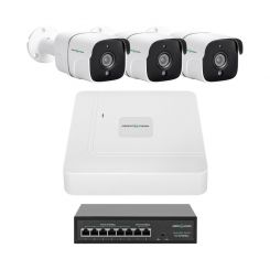 Комплект видеонаблюдения на 3 камеры GV-IP-K-W86/03 5MP
