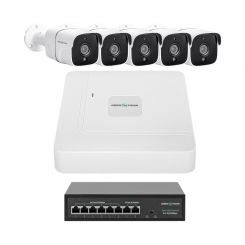 Комплект видеонаблюдения на 5 камер GV-IP-K-W87/05 5MP