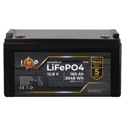 Акумулятор LP LiFePO4 12,8V - 160 Ah (2048Wh) (BMS 150A/75А) пластик