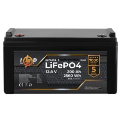 Аккумулятор LP LiFePO4 12,8V - 200 Ah (2560Wh) (BMS 150A/75А) пластик