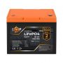 Аккумулятор LP LiFePO4 12,8V - 50 Ah (640Wh) (BMS 50A/25А) пластик для ИБП