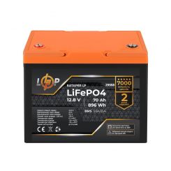 Аккумулятор LP LiFePO4 12,8V - 70 Ah (896Wh) (BMS 50A/25А) пластик