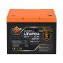 Акумулятор LP LiFePO4 25,6V - 32 Ah (820Wh) (BMS 60А/30A) пластик для ДБЖ