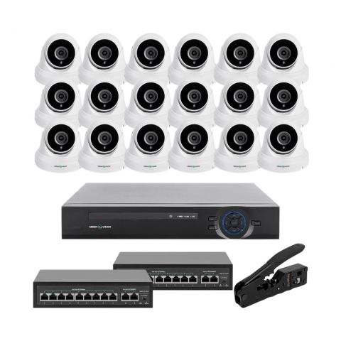 Комплект відеоспостереження на 18 камер GV-IP-K-W85/18 5MP